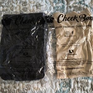 Cheek Boss Black and Cream Panties